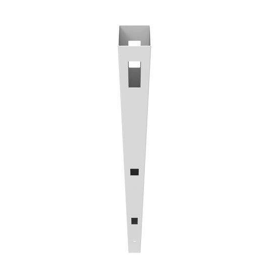 Line Post (N) - 5" x 5" x 108"-Vinyl Fence Posts-ActiveYards-White-FenceCenter