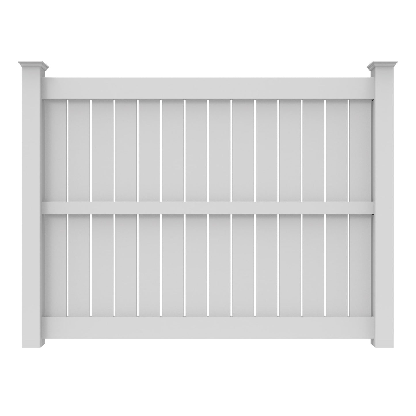 Tupelo Haven Series - Fence Panel - 6' x 8'-Vinyl Fence Panels-ActiveYards-White-FenceCenter