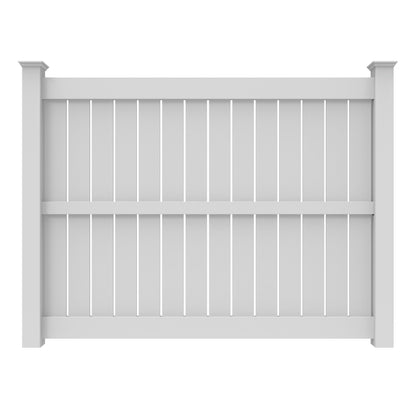 Tupelo Haven Series - Fence Panel - 6' x 8'-Vinyl Fence Panels-ActiveYards-White-FenceCenter