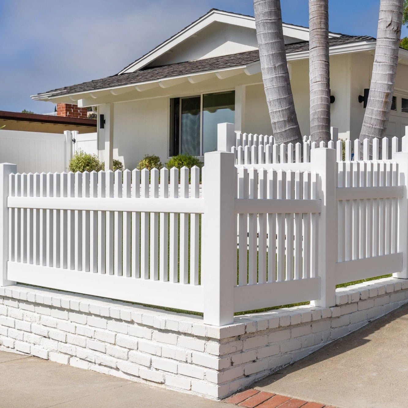 Chestnut Haven Series - Fence Panel - 4' x 8'-Vinyl Fence Panels-ActiveYards-White-FenceCenter