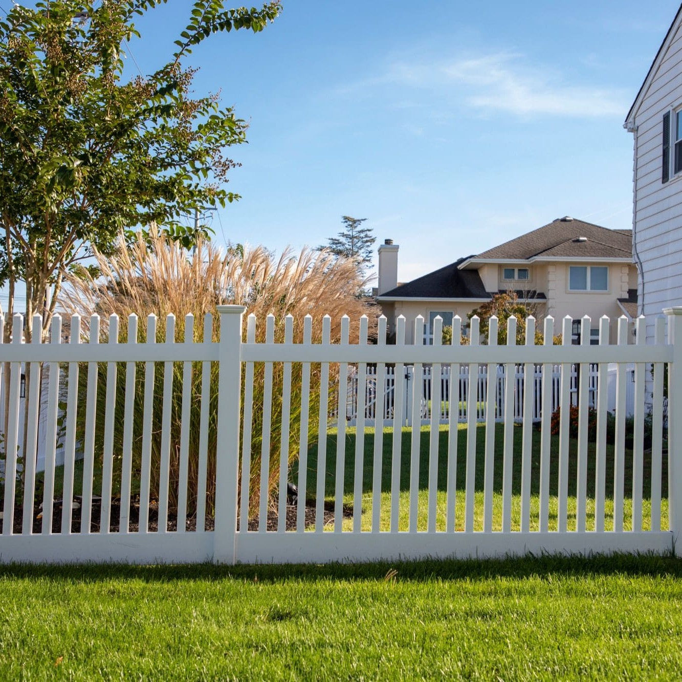 Chestnut Haven Series - Fence Panel - 4' x 8'-Vinyl Fence Panels-ActiveYards-White-FenceCenter