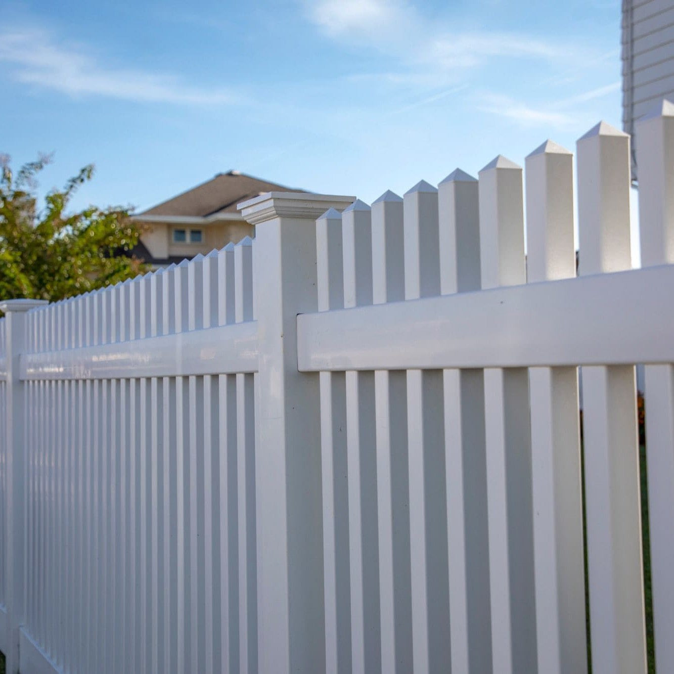 Chestnut Haven Series - Fence Panel - 4' x 8'-Vinyl Fence Panels-ActiveYards-White-FenceCenter