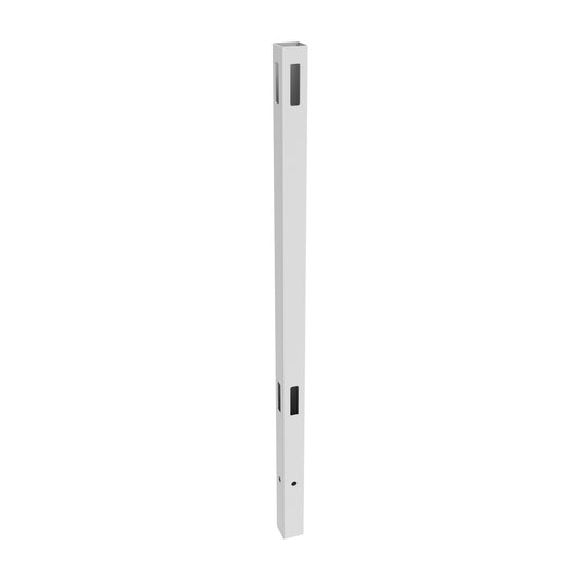 Corner Post (QQ) - 5" x 5" x 108"-Vinyl Fence Posts-ActiveYards-White-FenceCenter