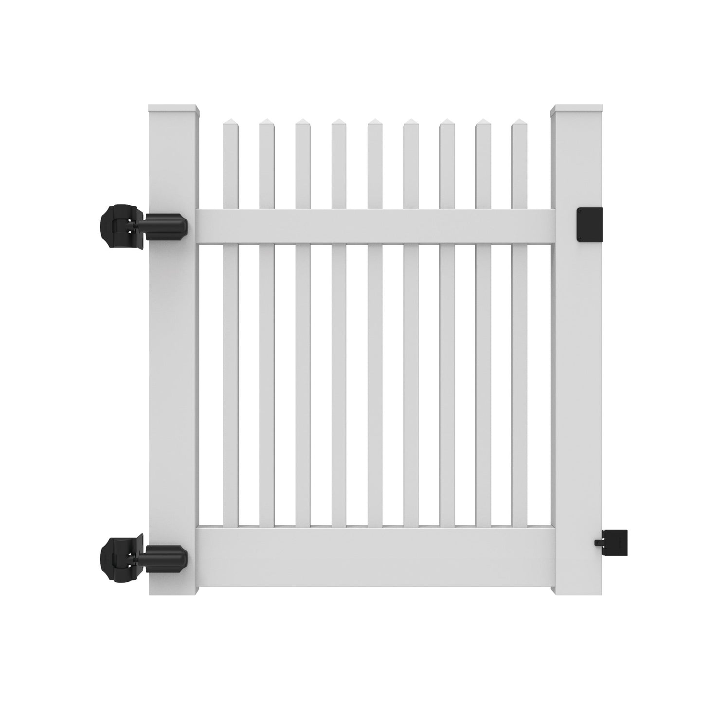 Chestnut Haven Series - Walk Gate - 4' x 46"-Vinyl Fence Gates-ActiveYards-White-FenceCenter