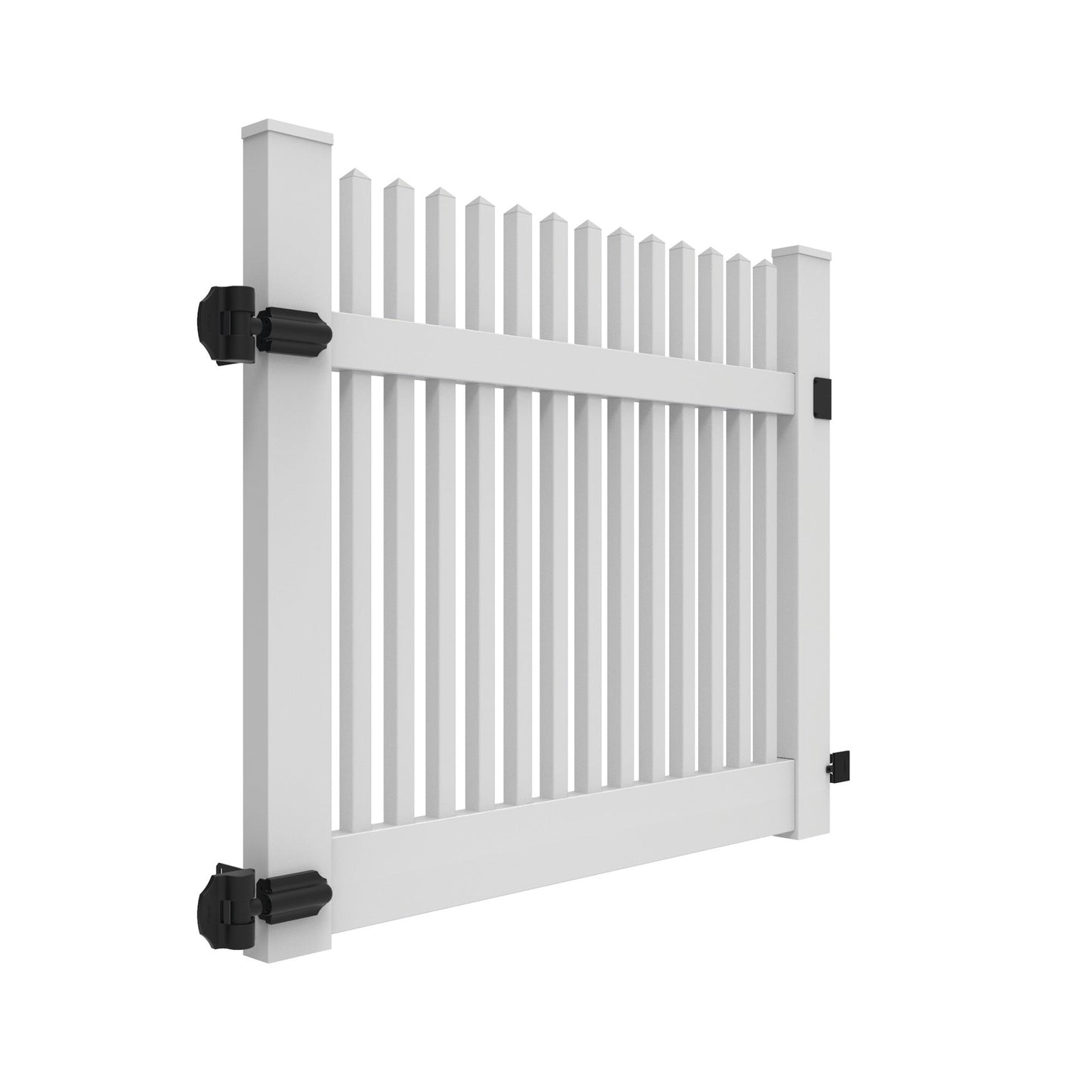 Chestnut Haven Series - Drive Gate - 4' x 58"-Vinyl Fence Gates-ActiveYards-White-FenceCenter