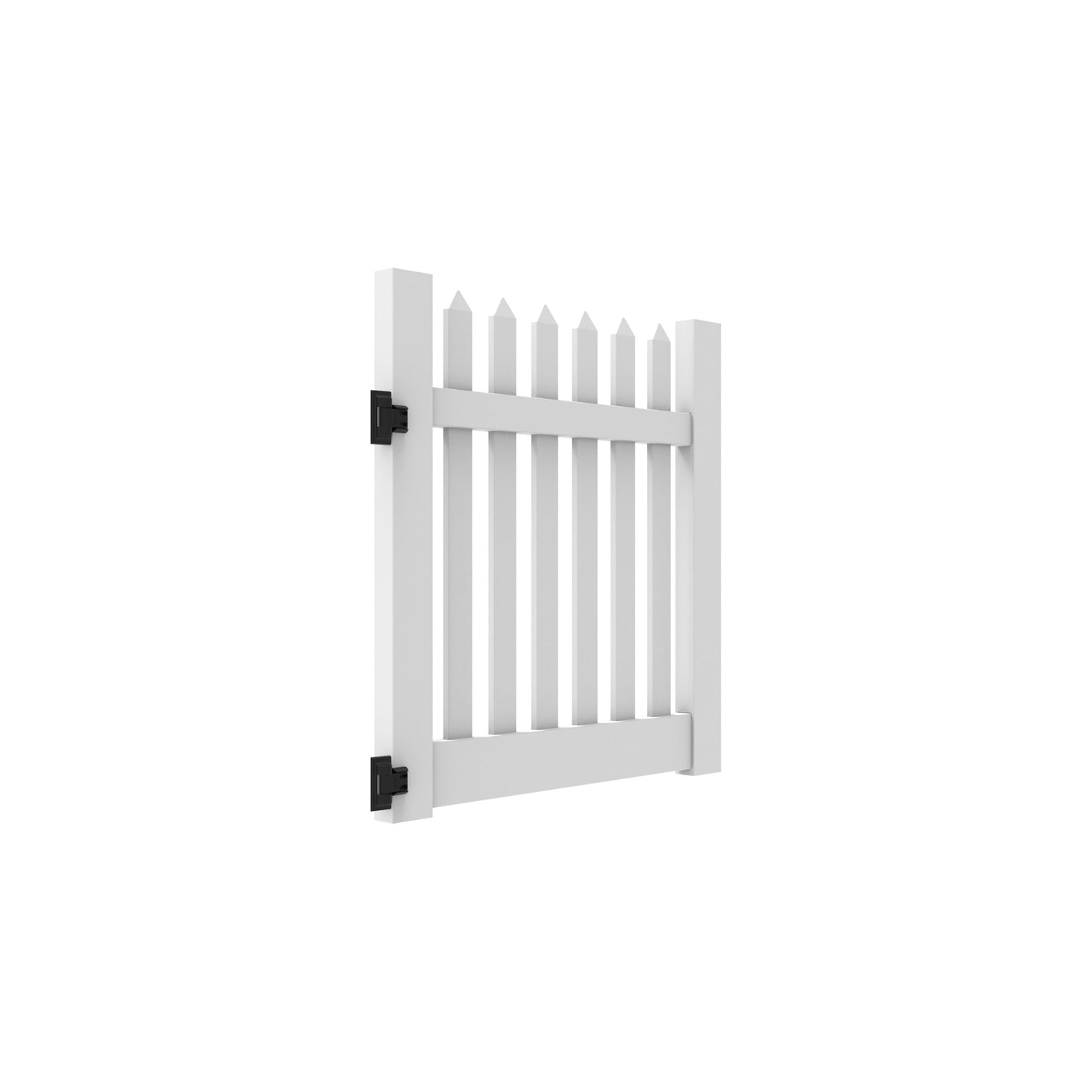 Primrose Haven Series - Walk Gate - 4' x 46"-Vinyl Fence Gates-ActiveYards-White-FenceCenter