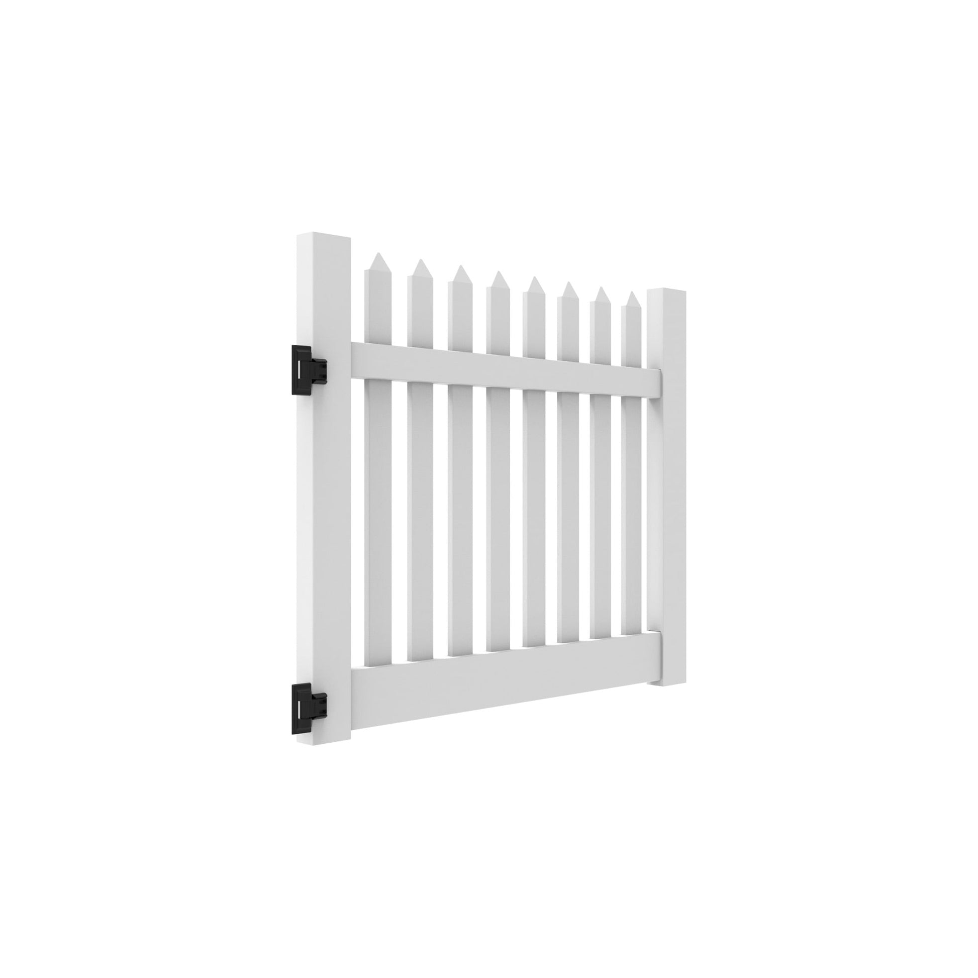 Primrose Haven Series - Drive Gate - 4' x 58"-Vinyl Fence Gates-ActiveYards-White-FenceCenter