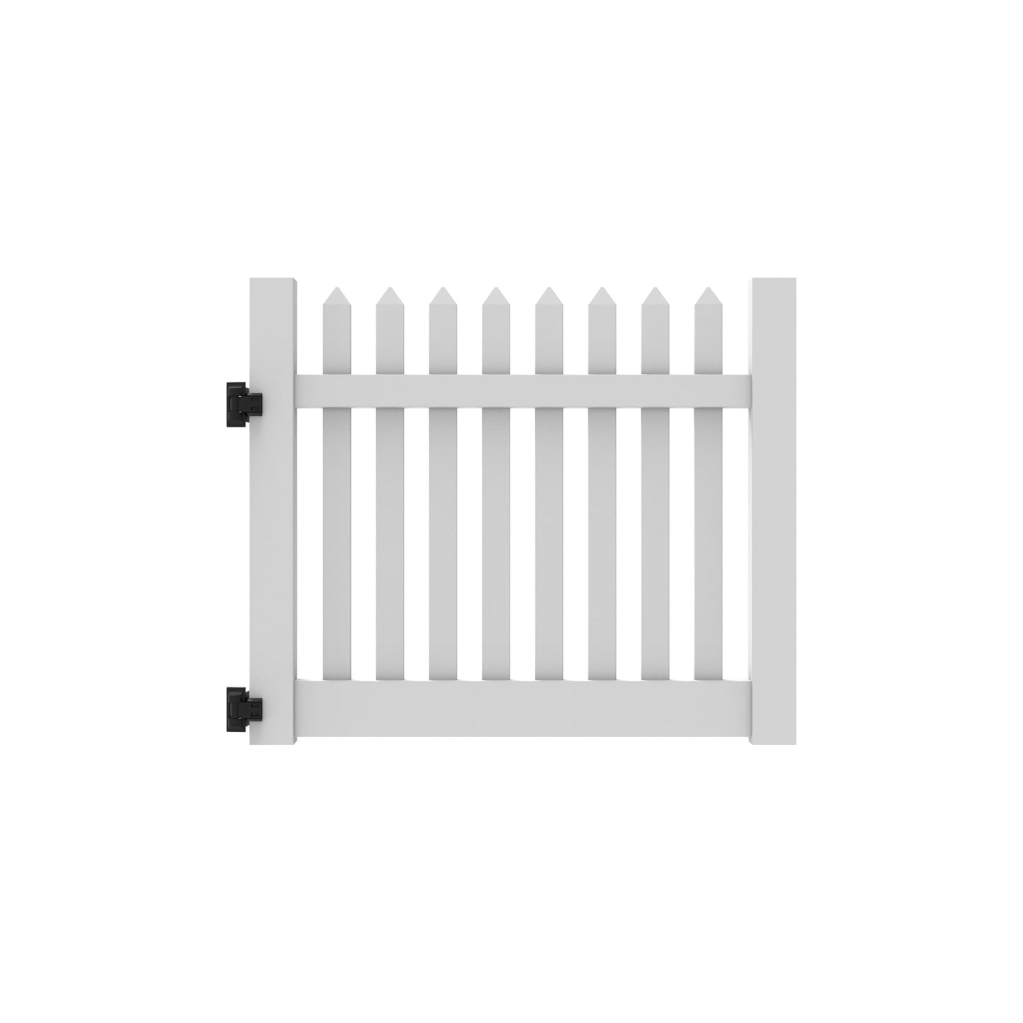 Primrose Haven Series - Drive Gate - 4' x 58"-Vinyl Fence Gates-ActiveYards-White-FenceCenter