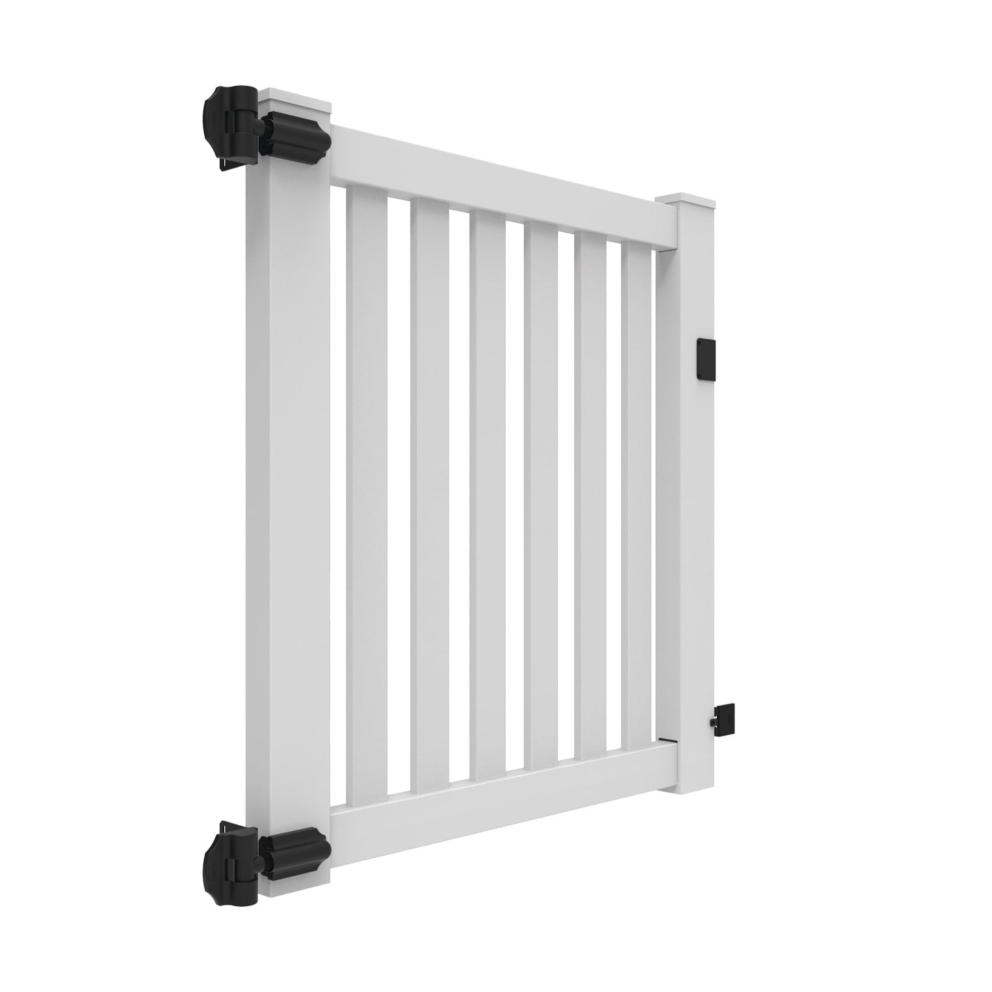 Greenbrier Haven Series - Walk Gate - 4' x 46"-Vinyl Fence Gates-ActiveYards-White-FenceCenter