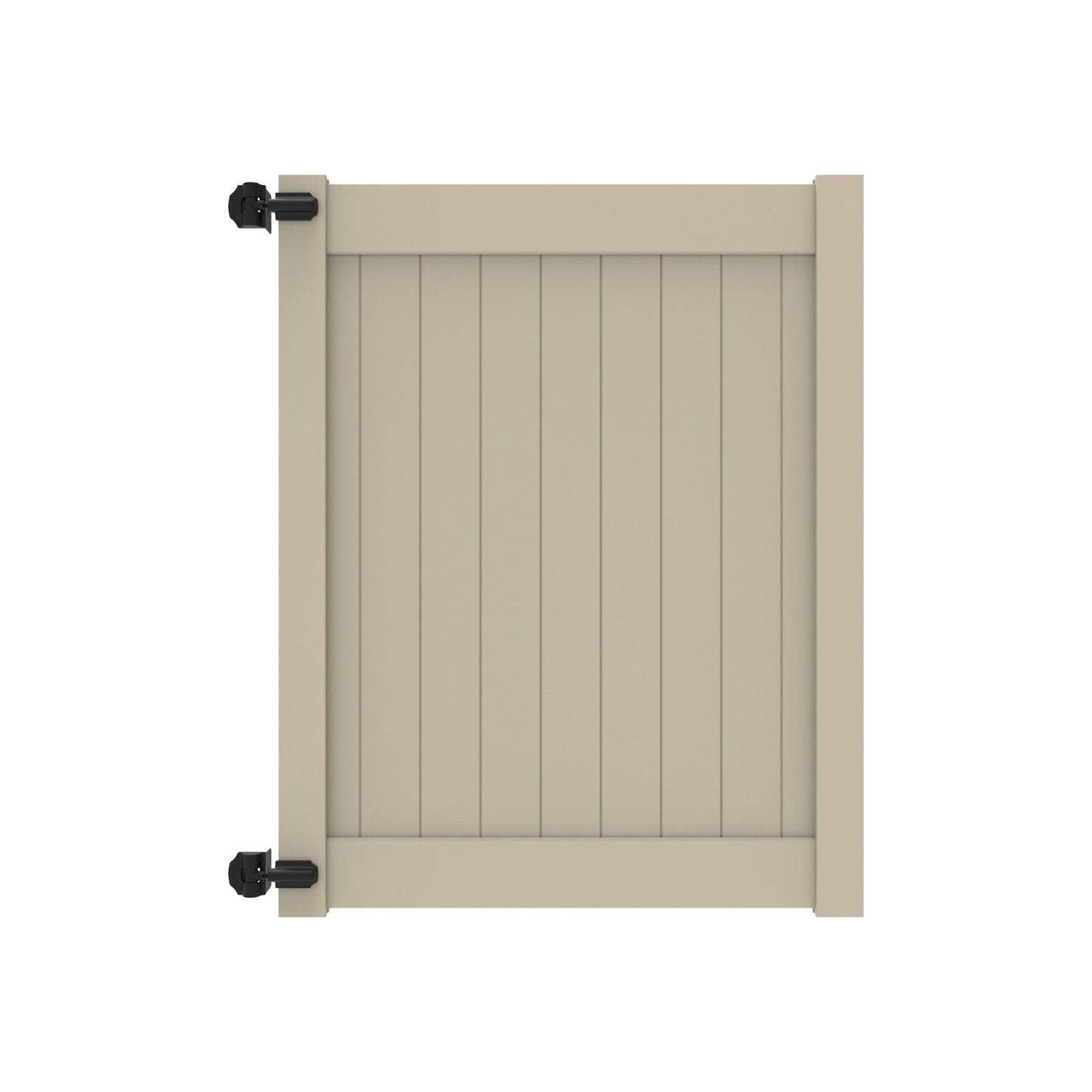 Dogwood Home Series - Drive Gate - 6' x 58"-Vinyl Fence Gates-ActiveYards-Sand-FenceCenter