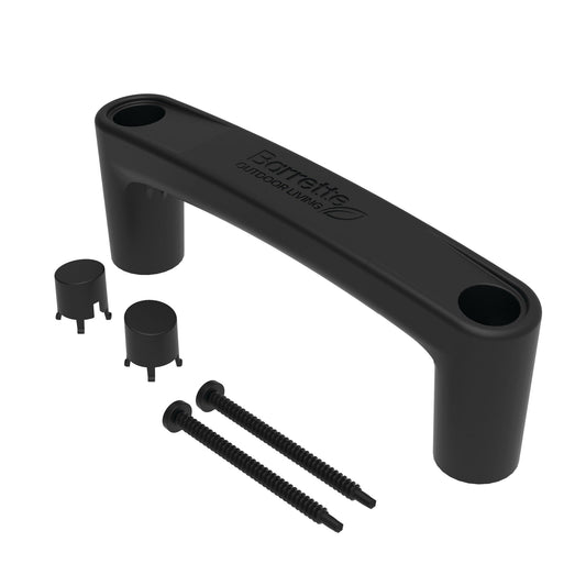 Gate Handle - EZ Grip-Accessories-BOL Hardware-Black-30-FenceCenter
