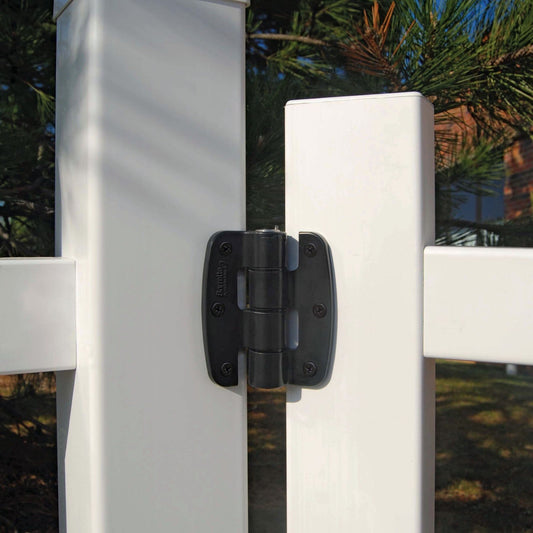 Butterfly Hinge - Compact Polymer-Hinges-BOL Hardware-Black-48-FenceCenter
