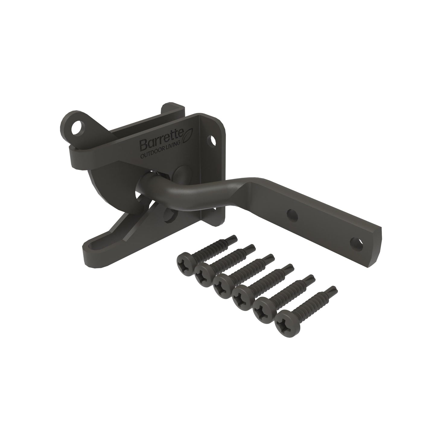 Gravity Latch-Latches-BOL Hardware-Pewter-50-FenceCenter