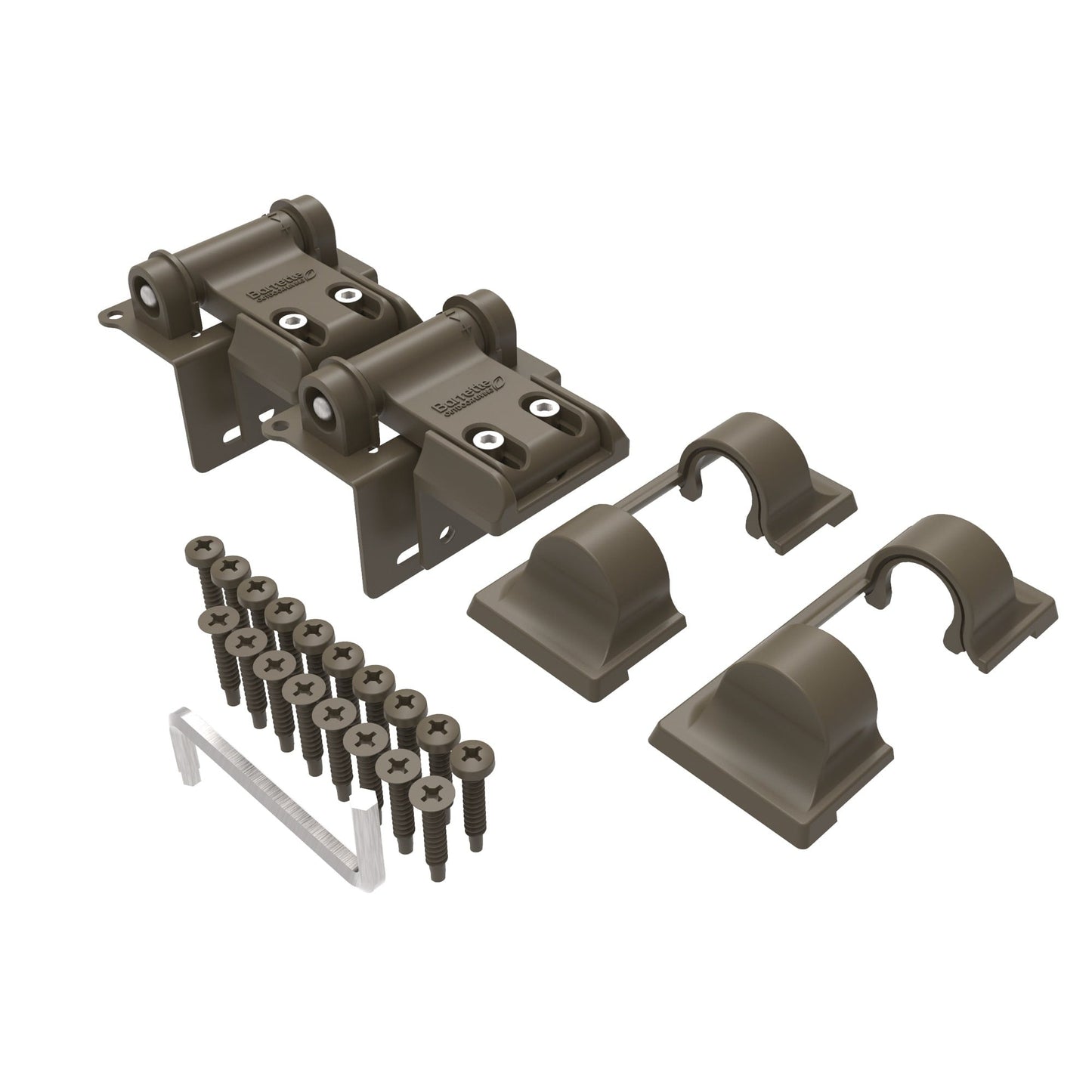 Modern Wrap Hinge - Standard-Hinges-BOL Hardware-FenceCenter