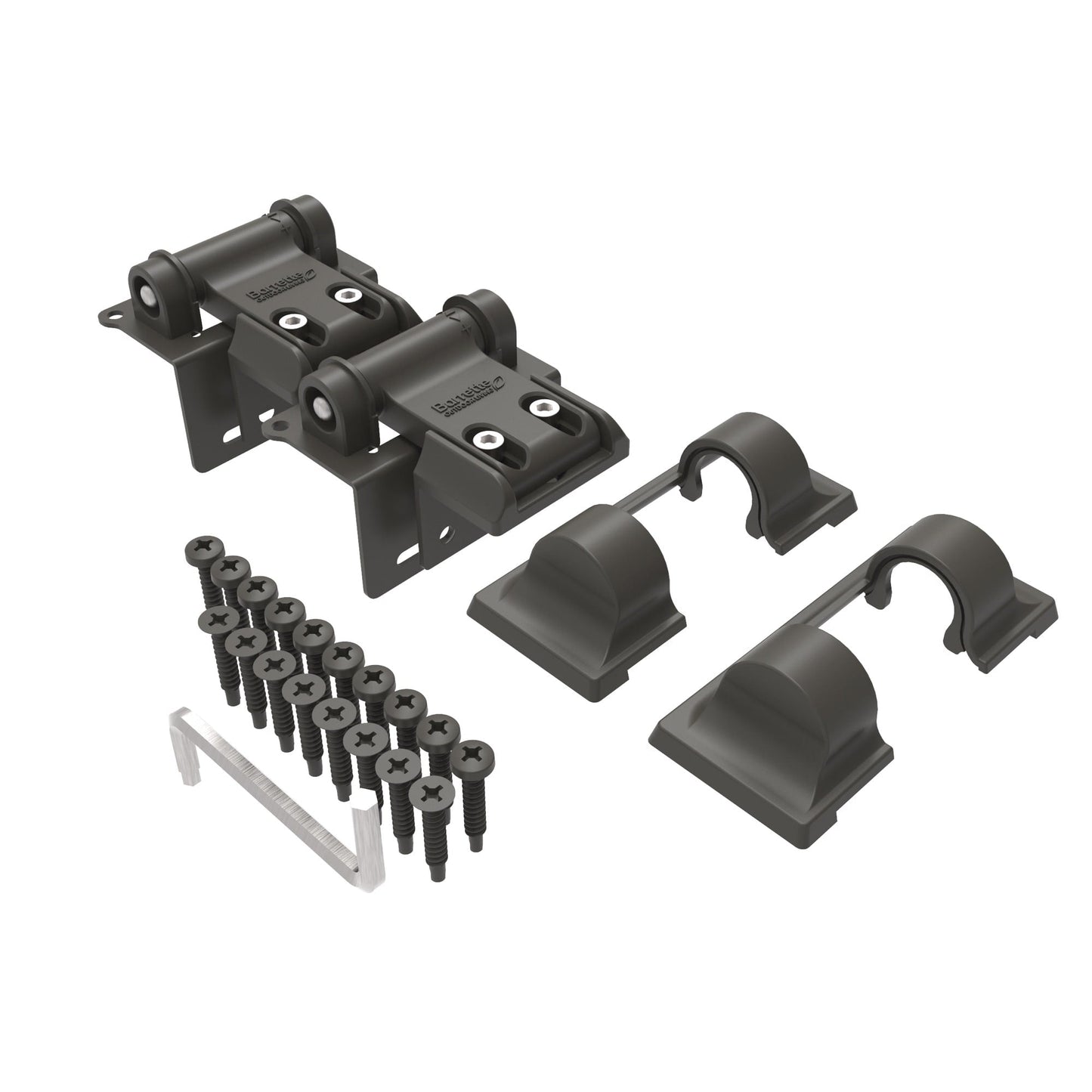 Modern Wrap Hinge - Standard-Hinges-BOL Hardware-FenceCenter