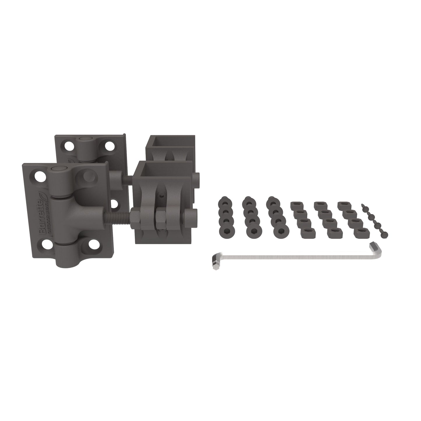 Estate Gate Hinge - 2.5" Upright-Hinges-BOL Hardware-FenceCenter