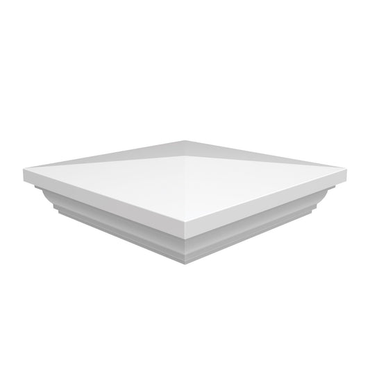 New England Post Cap - 5" x 5"-Fence Post Caps-ActiveYards-White-FenceCenter