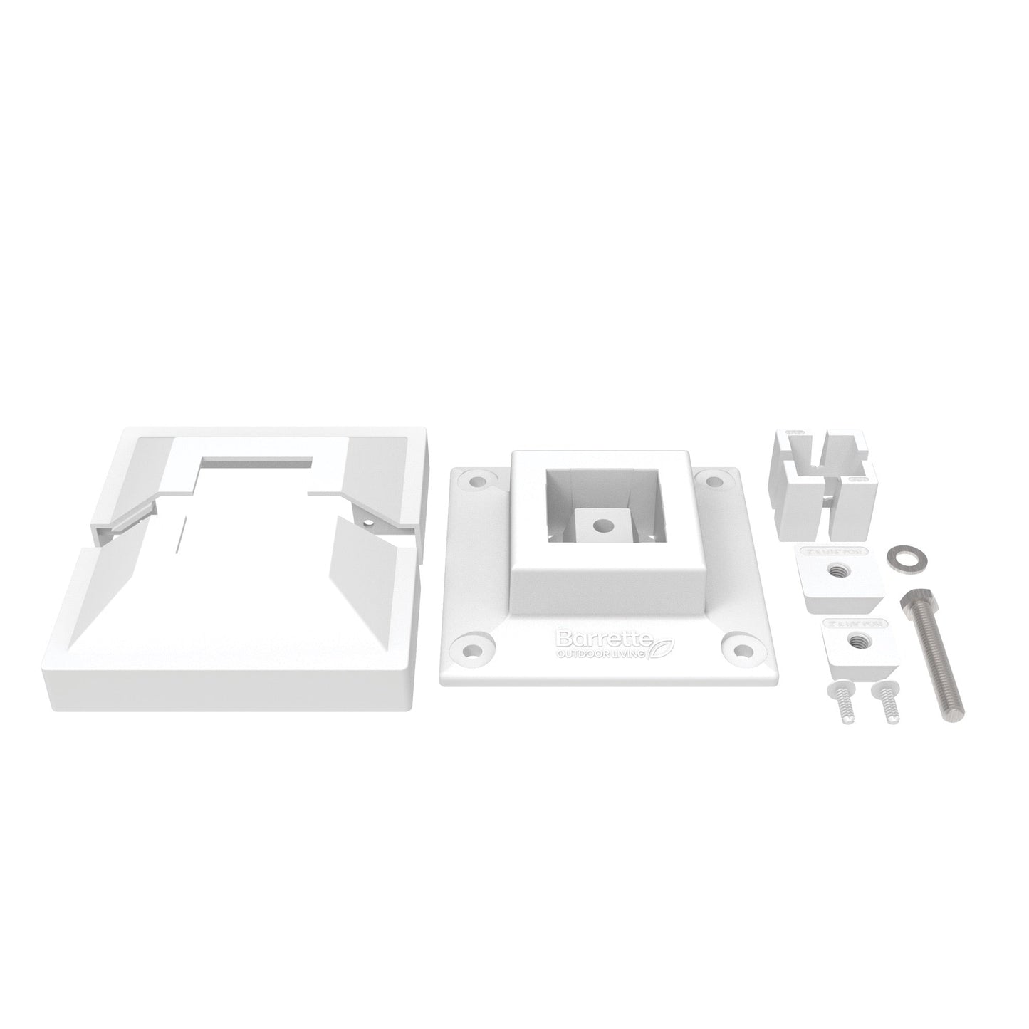Surface Mount & Cover G2 - 2"-Accessories-BOL Hardware-FenceCenter