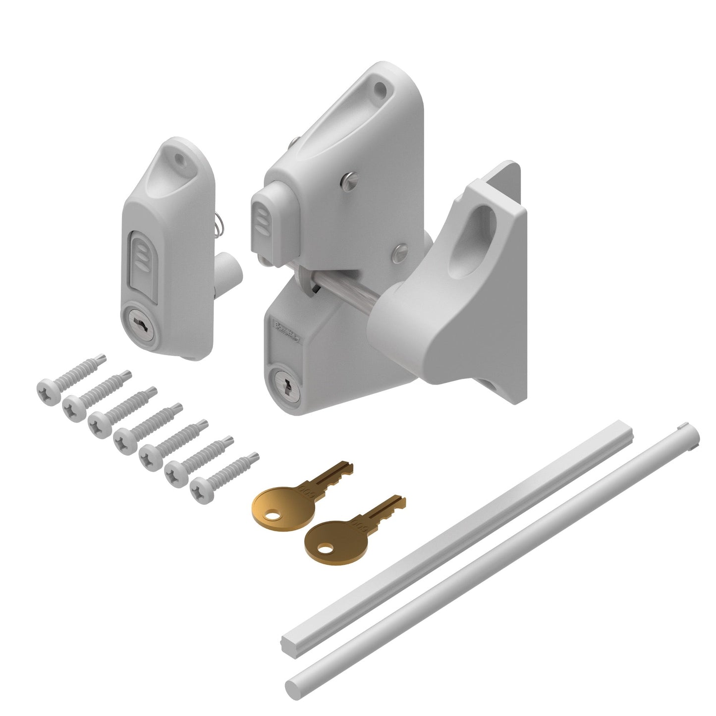 Gravity Latch - Two Sided Locking-Latches-BOL Hardware-FenceCenter