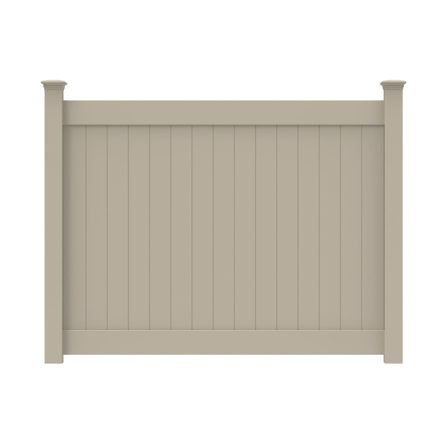 Dogwood Home Series - Fence Panel - 6' x 8'-Vinyl Fence Panels-ActiveYards-Clay-FenceCenter