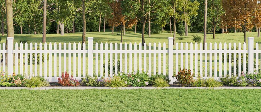 ActiveYards-Vinyl Fence-Primrose Straight