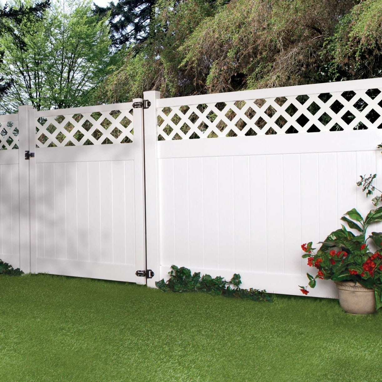 Arrowwood Home Series - Fence Panel - 6' x 8'-Vinyl Fence Panels-ActiveYards-FenceCenter