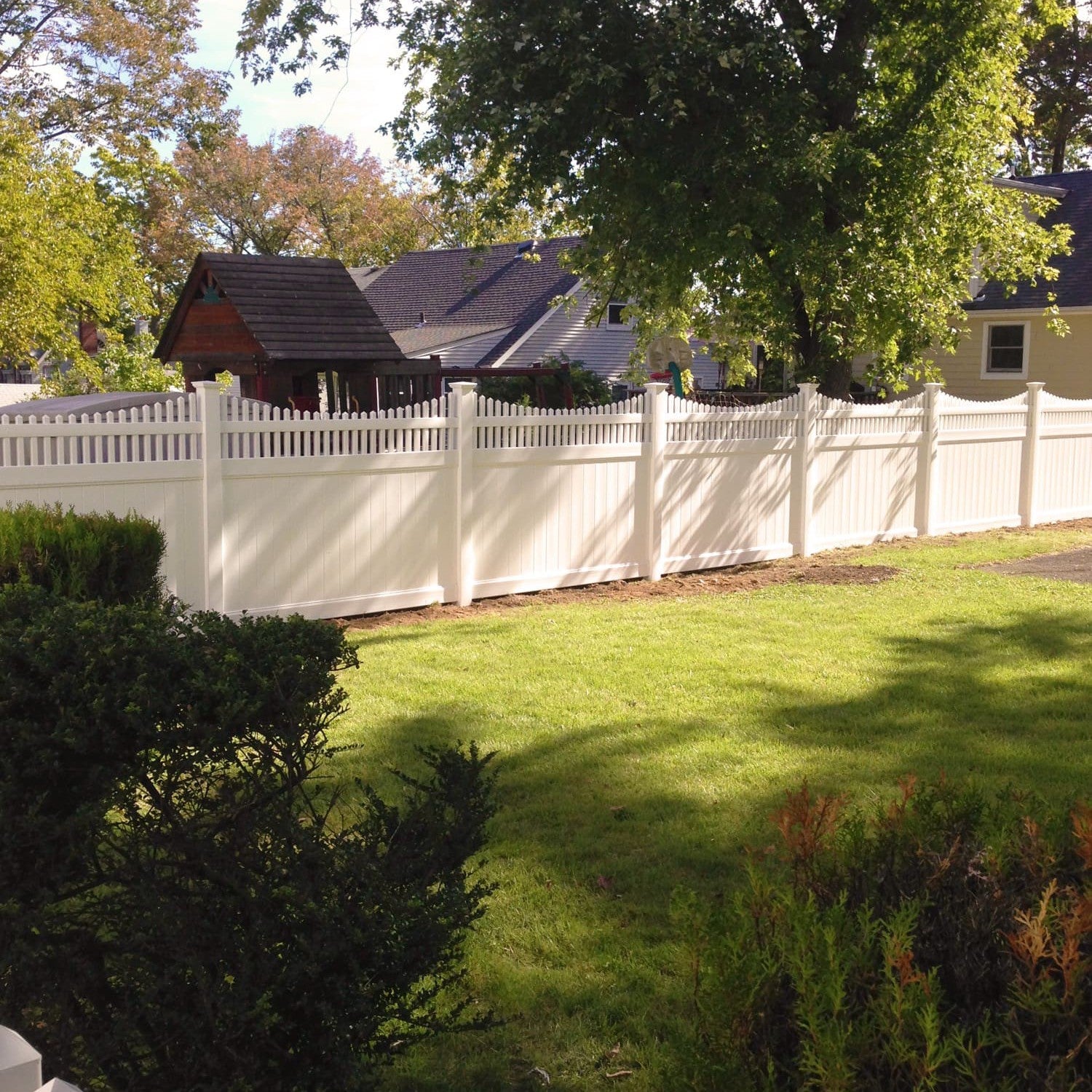 Aspen Haven Series - Fence Panel - 6' x 8'-Vinyl Fence Panels-ActiveYards-White-FenceCenter