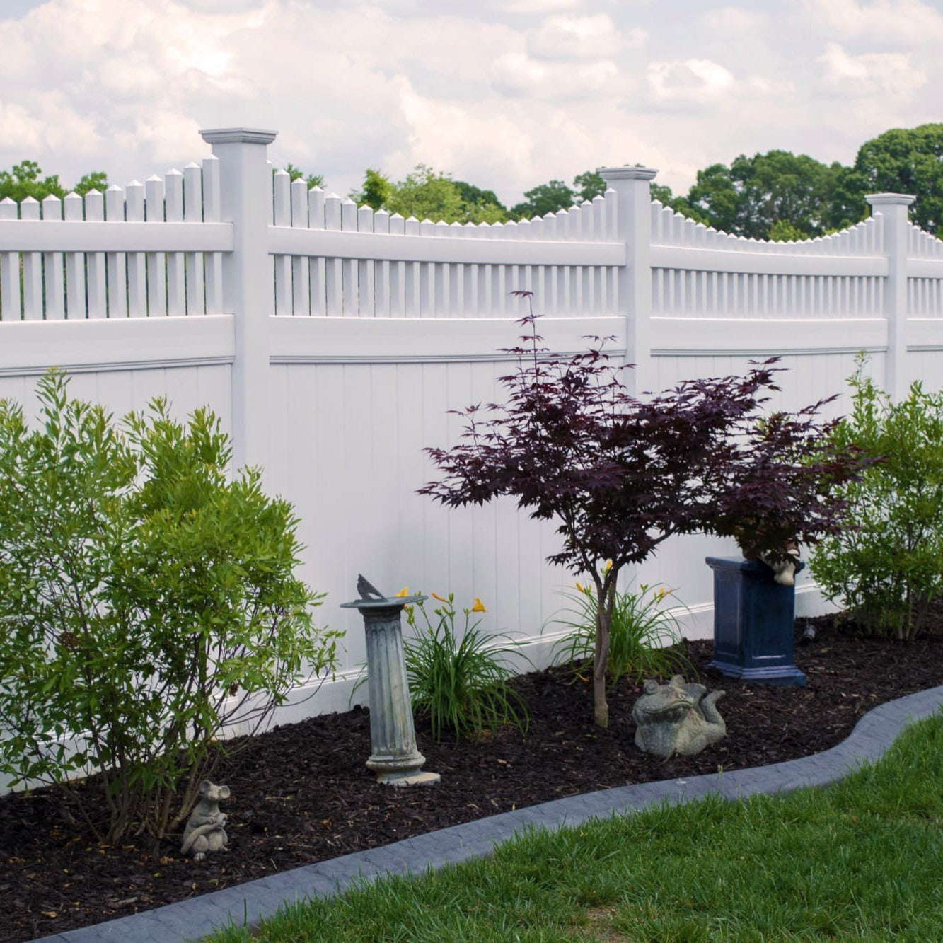 Aspen Haven Series - Fence Panel - 6' x 8'-Vinyl Fence Panels-ActiveYards-White-FenceCenter