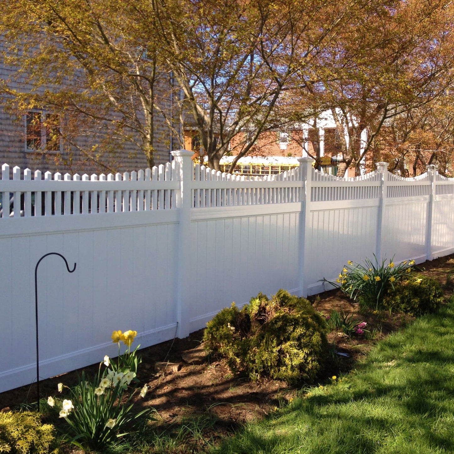 Aspen Haven Series - Fence Panel - 6' x 8'-Vinyl Fence Panels-ActiveYards-White-FenceCenter