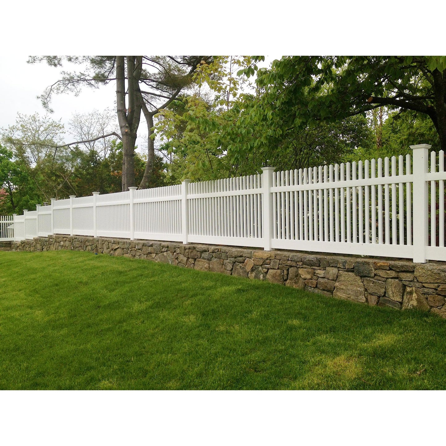 Chestnut Haven Series - Fence Panel - 4' x 8'-Vinyl Fence Panels-ActiveYards-White-FenceCenter