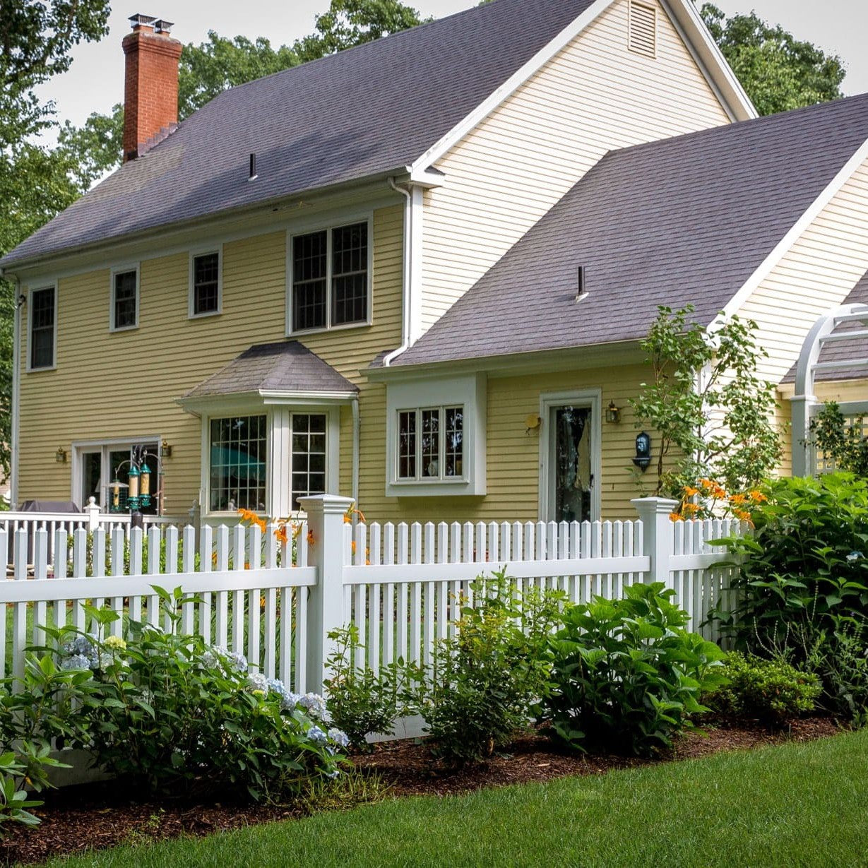 Chestnut Haven Series - Fence Panel - 4' x 8'-Vinyl Fence Panels-ActiveYards-White-FenceCenter