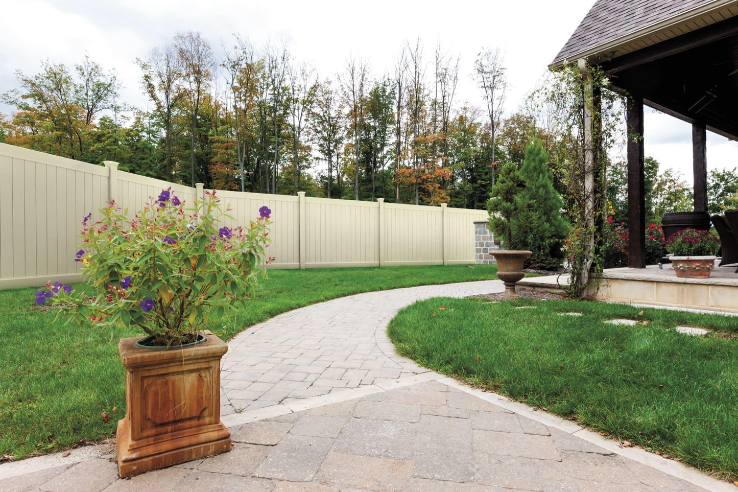 Dogwood Home Series - Fence Panel - 6' x 8'-Vinyl Fence Panels-ActiveYards-FenceCenter