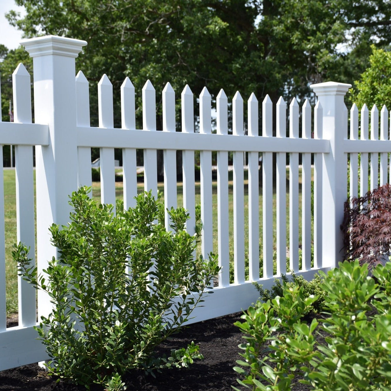 Primrose Haven Series - Fence Panel - 4' x 8'-Vinyl Fence Panels-ActiveYards-White-FenceCenter