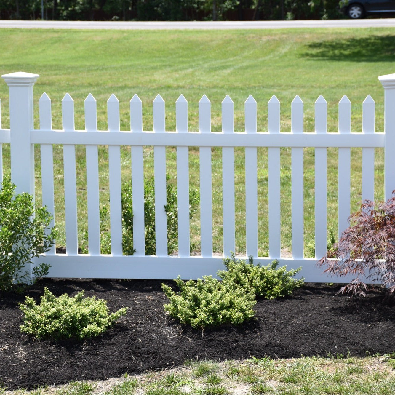 Primrose Haven Series - Fence Panel - 4' x 8'-Vinyl Fence Panels-ActiveYards-White-FenceCenter