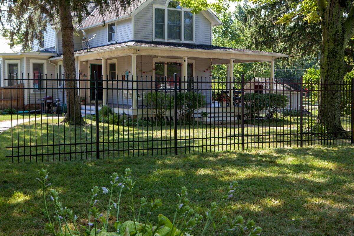 Marble Harbor Series - Fence Panel - 6' x 6'-Aluminum Fence Panels-ActiveYards-Black-FenceCenter