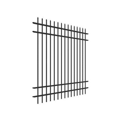 Marble Harbor Series - Fence Panel - 6' x 6'-Aluminum Fence Panels-ActiveYards-Black-FenceCenter