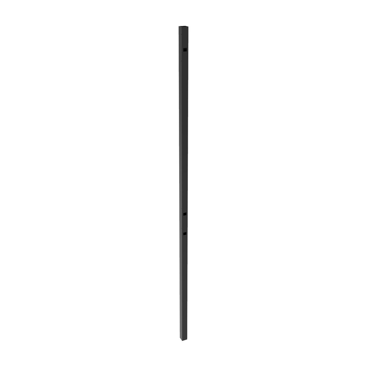 End Post - 2" x 2" x 106" (J)-Aluminum Fence Posts-ActiveYards-Black-FenceCenter