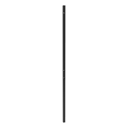 Line Post - 2" x 2" x 106" (J)-Aluminum Fence Posts-ActiveYards-Black-FenceCenter