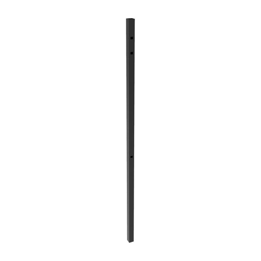 End Post - 2½" x 2½" x 106" (M)-Aluminum Fence Posts-ActiveYards-Black-FenceCenter