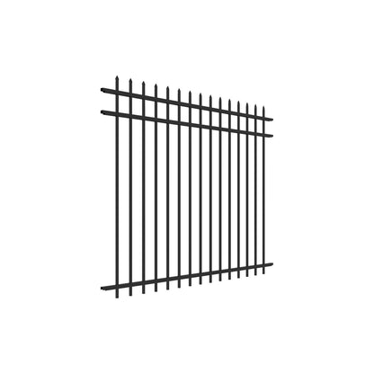 Marble Harbor Series - Fence Panel - 5' x 6'-Aluminum Fence Panels-ActiveYards-Black-FenceCenter