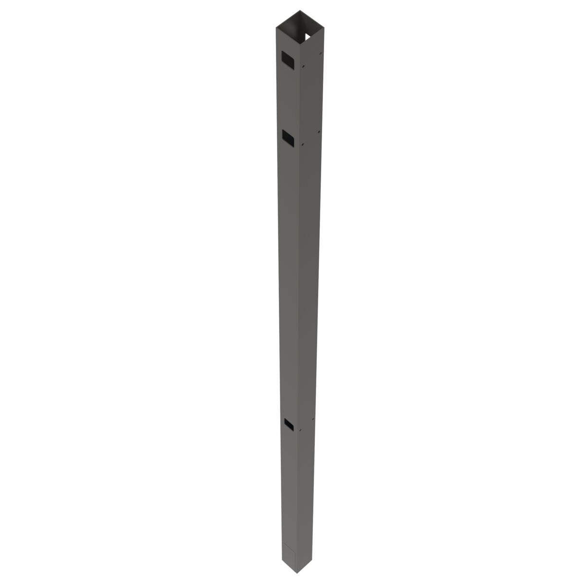 Line Post - 2" x 2" x 70" (G)-Aluminum Fence Posts-ActiveYards-FenceCenter