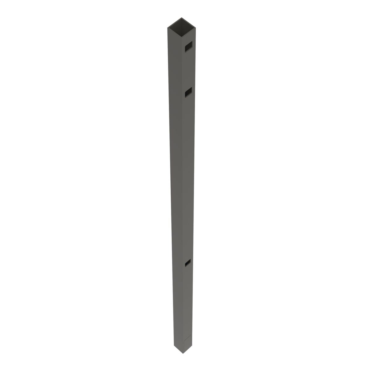 Heavy Duty Gate Post - 2" x 2" x 70" (G)-Aluminum Fence Posts-ActiveYards-FenceCenter