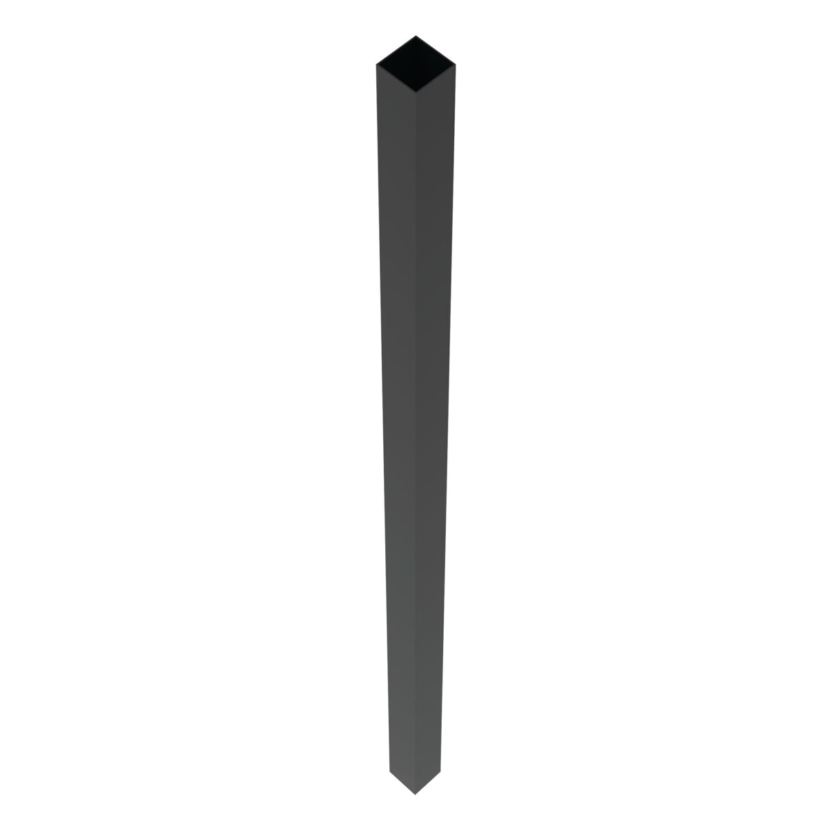 Heavy Duty Gate Post - 2½" x 2½" x 70" (G)-Aluminum Fence Posts-ActiveYards-Black-FenceCenter