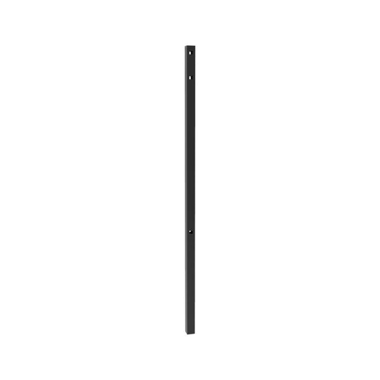 Line Post - 2½" x 2½" x 88" (I)-Aluminum Fence Posts-ActiveYards-Black-FenceCenter