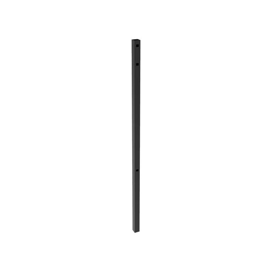 End Post - 2½" x 2½" x 88" (I)-Aluminum Fence Posts-ActiveYards-Black-FenceCenter