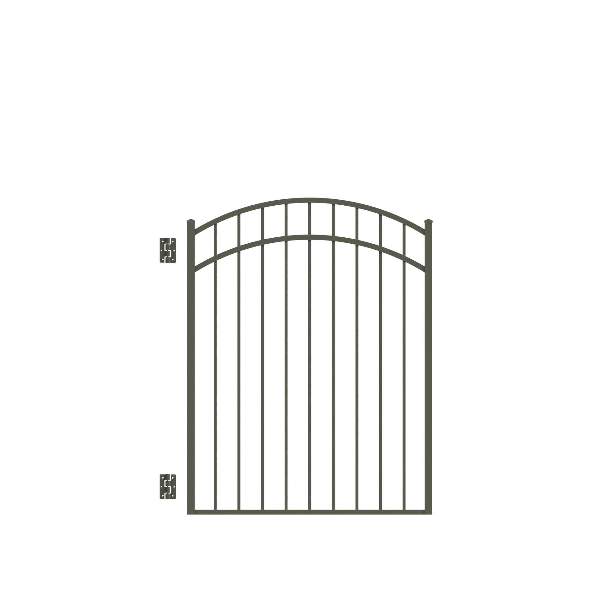 Granite DR Harbor Series - Arched Gate - 4½' x 4'-Aluminum Fence Gates-ActiveYards-FenceCenter