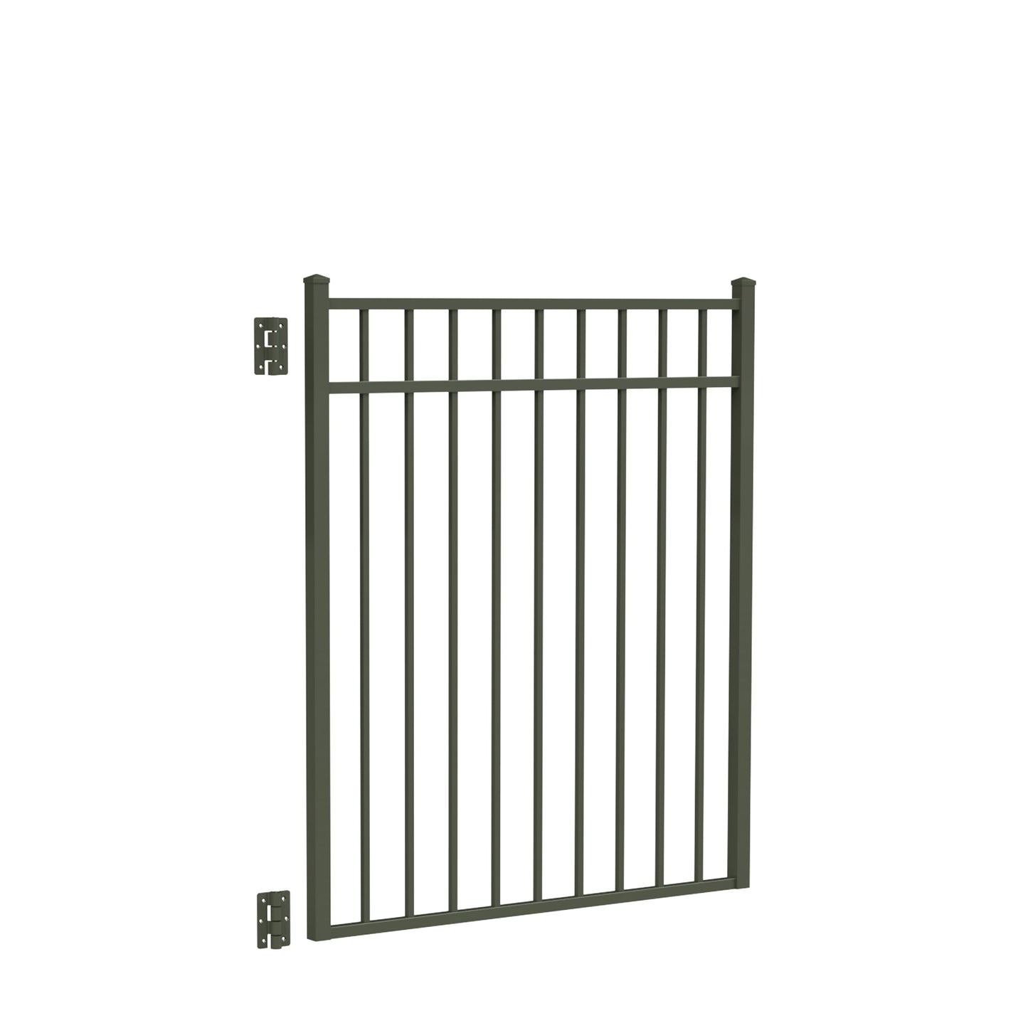 Granite DR Harbor Series - Straight Gate - 4½' x 4'-Aluminum Fence Gates-ActiveYards-FenceCenter