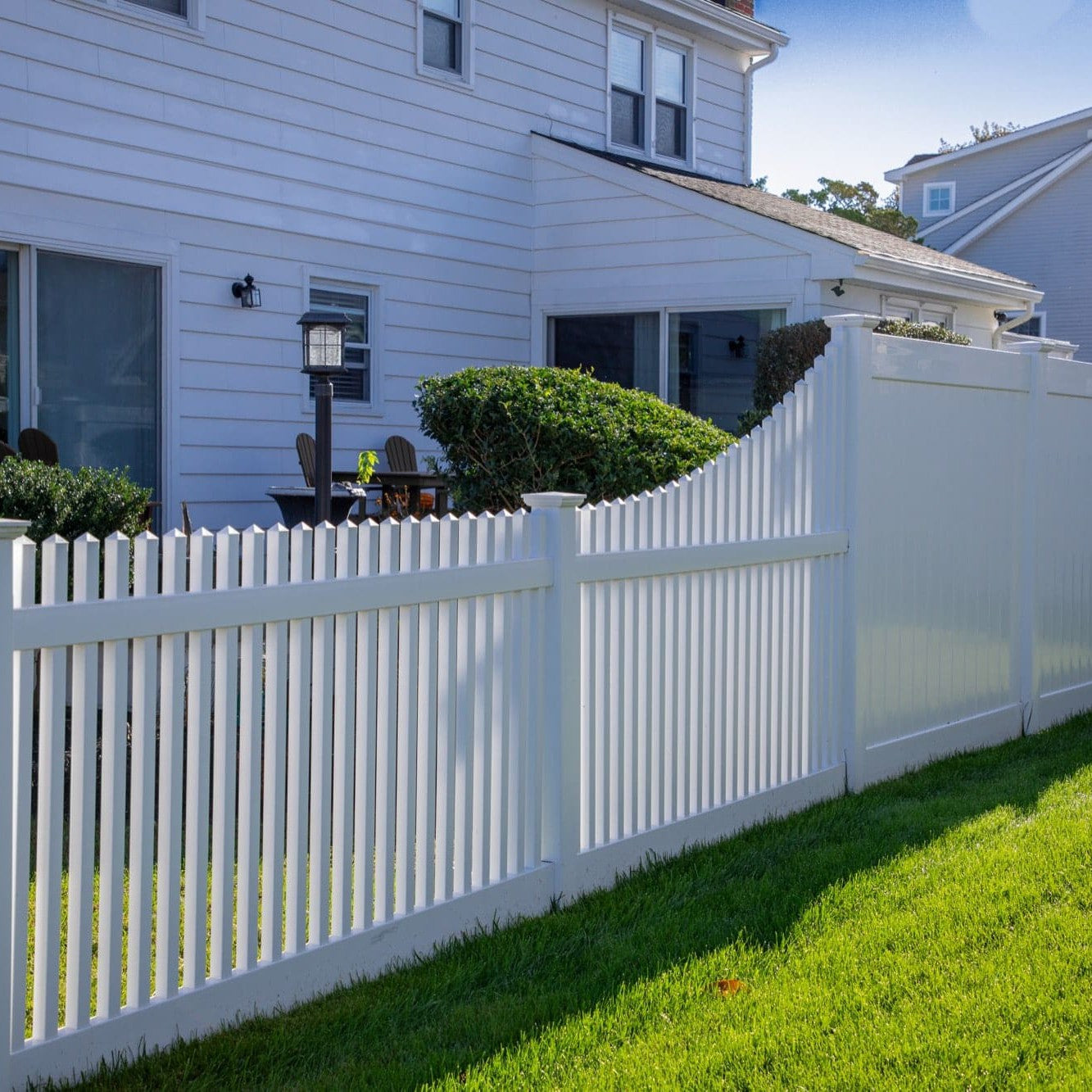 Chestnut Haven Series - Fence Panel - 4' x 8'-Vinyl Fence Panels-ActiveYards-White-FenceCenter