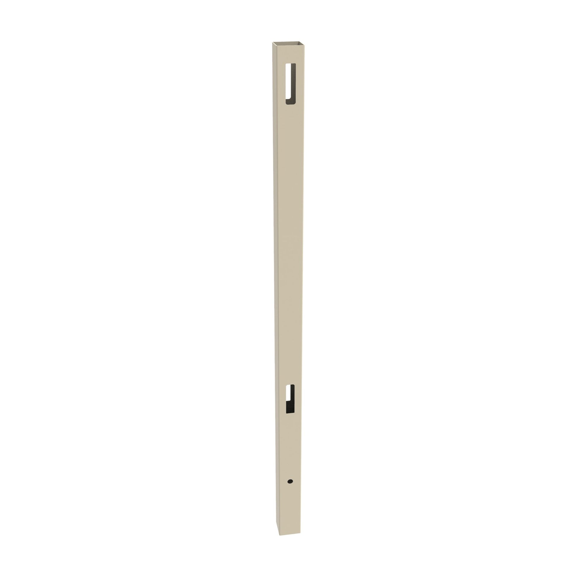 Line Post (QQ) - 5" x 5" x 108"-Vinyl Fence Posts-ActiveYards-Sand-FenceCenter