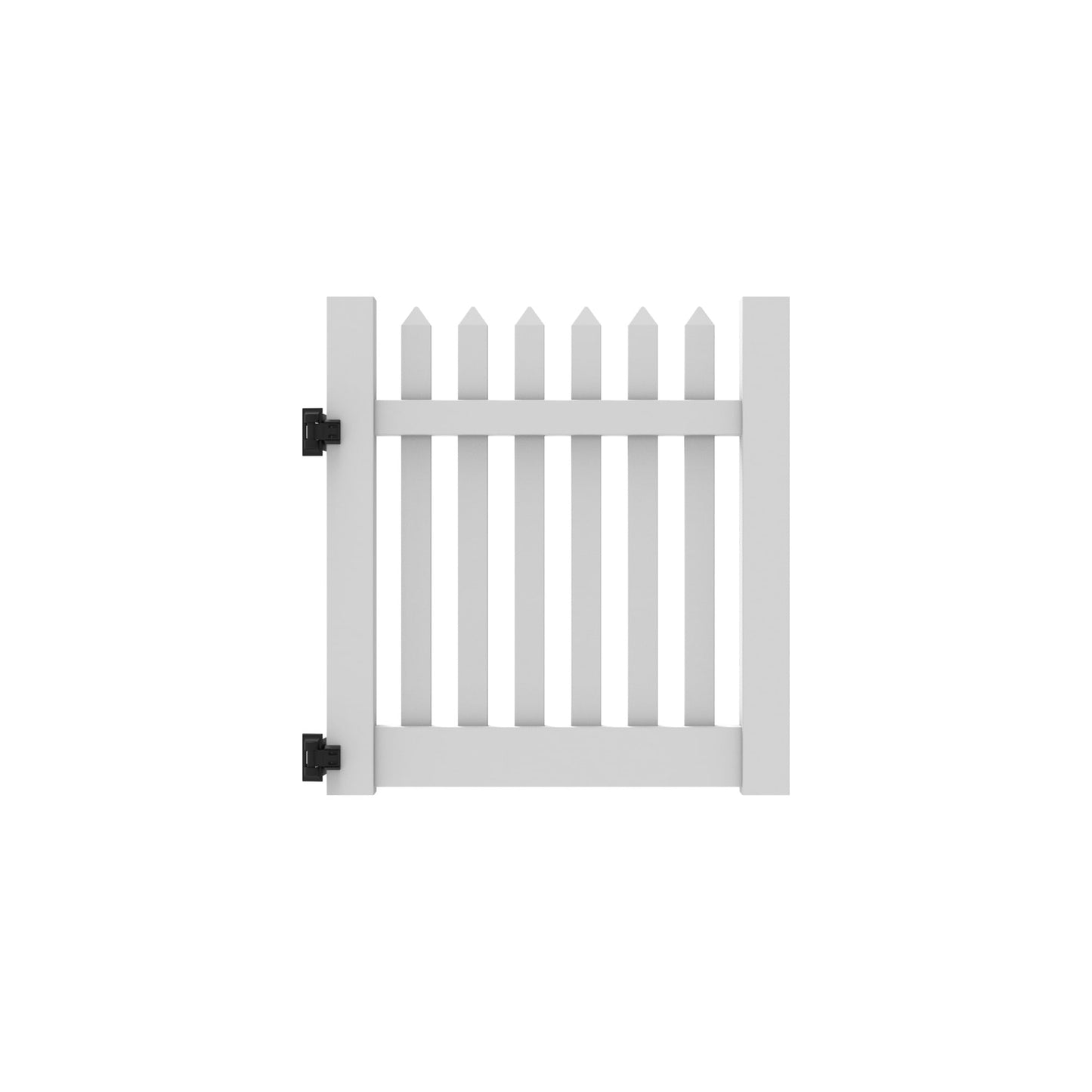 Primrose Haven Series - Walk Gate - 4' x 46"-Vinyl Fence Gates-ActiveYards-White-FenceCenter
